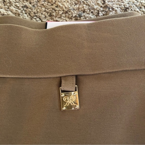 Rafaella /NWT/ Women’s pull on pants comfort fit stretch waistband / tan /size 8 - Picture 3 of 9